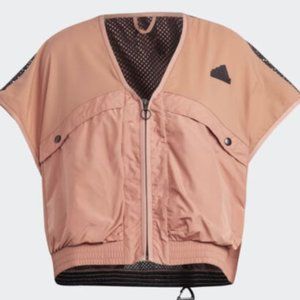 adidas City Escape Premium Vest Clay Strata Loose Fit Men’s Size large